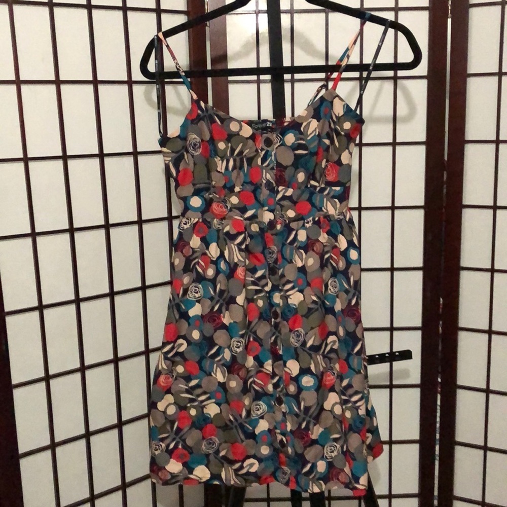 Short floral dress